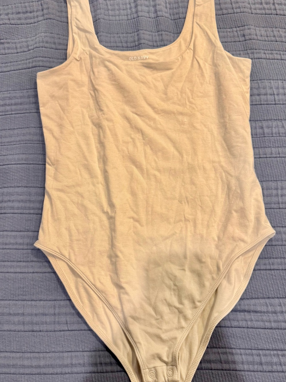 Old Navy Double Layer Scoop Bodysuit Trio in Black, Cream, White - Size Medium - Picture 6 of 6